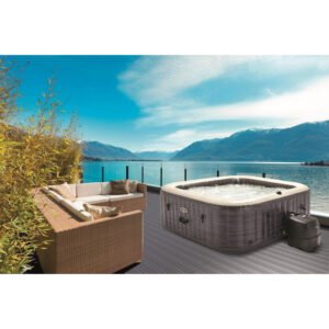 Spa gonflable Intex Pure Spa Ardoise 6 places