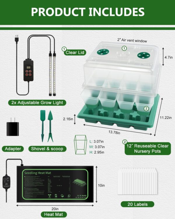 12 Cell Seed Starter Kit - Image 4